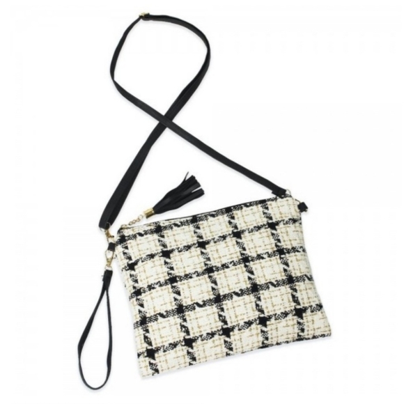 🌼Plaid Tweed Crossbody Purse🌼 - Picture 4 of 4